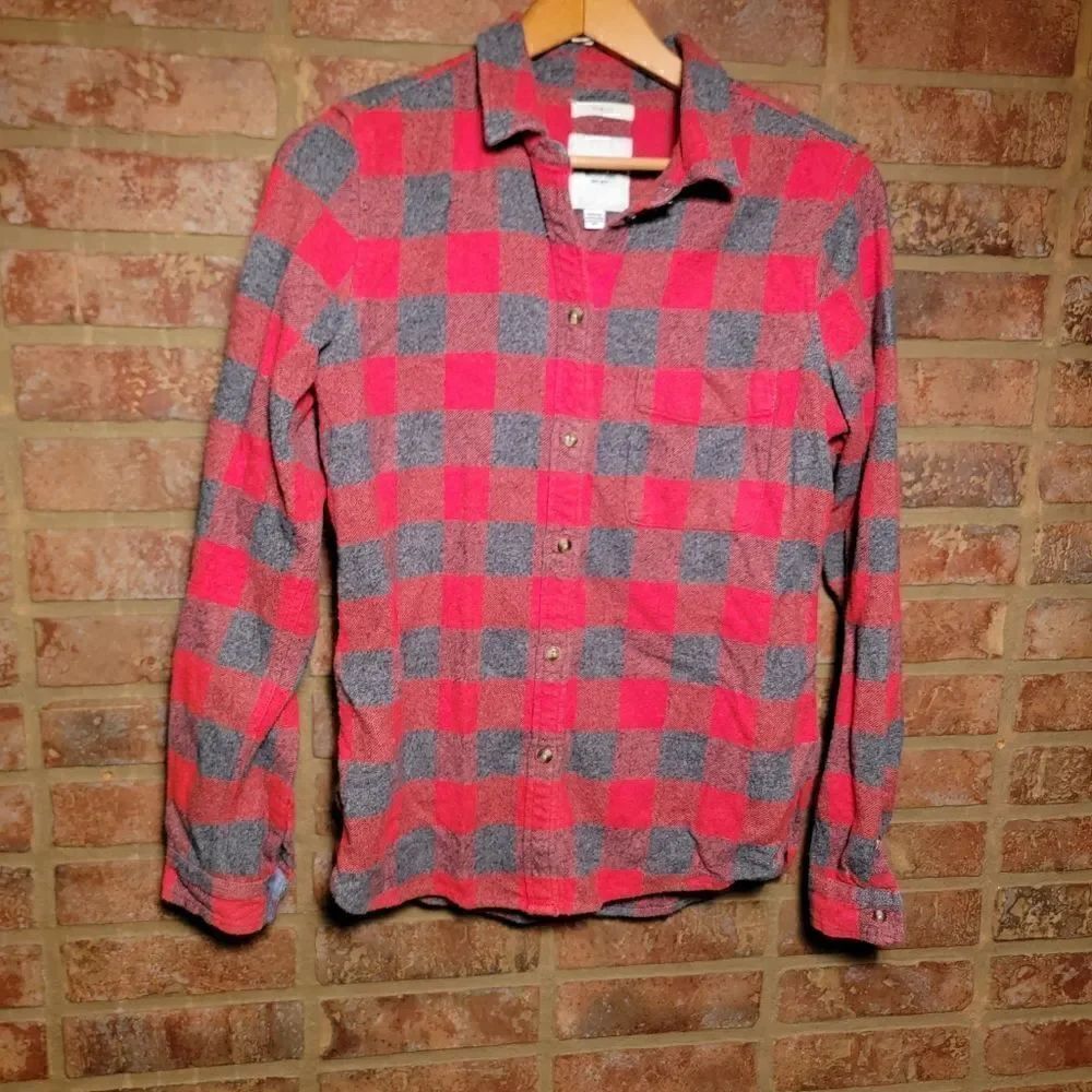 American Eagle Buffalo Plaid Flannel slim fit size medium